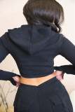 Women Casual Sports Hoodies and Cargo Set / Pant