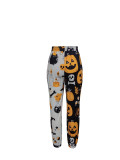 Halloween Women printed loose leggings sweatpants