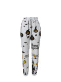 Halloween Women printed loose leggings sweatpants