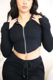 Women Casual Sports Hoodies and Cargo Set / Pant