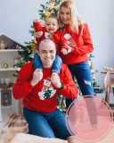 Christmas Family Wear Red Long Sleeve Top