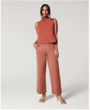 Women Casual High Waist Loose Straight Pants
