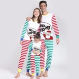 Christmas Family Wear Printed Loungewear Pajama Two-piece Set