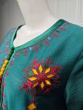 Muslim Women's Abaya Embroidered Abaya Dress Dubai Long Dress
