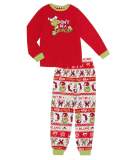 Parent-Child Autumn Clothing Family Cartoon Christmas Suit Trendy Pajamas