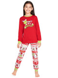 Parent-Child Autumn Clothing Family Cartoon Christmas Suit Trendy Pajamas