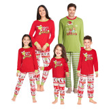 Parent-Child Autumn Clothing Family Cartoon Christmas Suit Trendy Pajamas