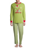 Parent-Child Autumn Clothing Family Cartoon Christmas Suit Trendy Pajamas