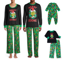 Autumn And Winter Christmas Parent-Child Outfits Family Cartoon Character Christmas Pajamas