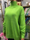 Women loose turtleneck sweater