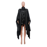 Women Fall Pleated Solid Shirt