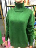 Women loose turtleneck sweater