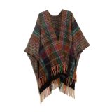 Women shawl blanket ethnic style cloak coat cloak scarf