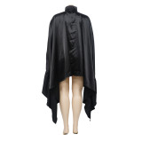 Women Fall Pleated Solid Shirt