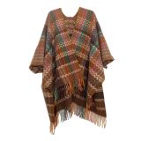Women shawl blanket ethnic style cloak coat cloak scarf