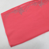 Women Dubai Arabian Beaded Abaya Dress