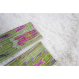 Pleated Printed Plus Size Long Jacket for Women