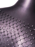 Women Tassel Fishnet Hollow Crop Top