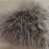 Women Winter Warm Patchwork Crop Long Sleeve Faux Fur Jacket