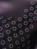 Women Sexy Hollow Plum Mesh Rhinestone Vest