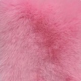 Women Winter Warm Patchwork Crop Long Sleeve Faux Fur Jacket