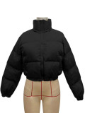 Fall and Winter Women Padding Crop Jacket