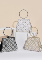 Women Pearl Diamond Evening Bag Wrist Ring Clutch Women Pearl Diamond Evening Bag Wrist Ring Clutch