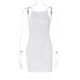 Women Summer Backless Bodycon Sexy Mini Dress