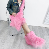 Fashion Girl Furry Messenger Bag