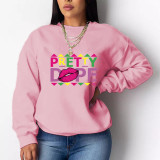 Women's Plus Size Autumn And Winter Casual Loose Long Sleeve  Top