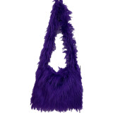 Sweet And Cool Style Candy-Colored Big Capacityoversized One-Shoulder Cross-Body Bag