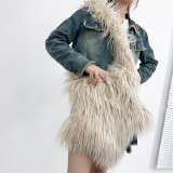 Fashion Girl Furry Messenger Bag