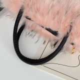 Fur Plush Bag Fashion Portable Shoulder Imitation Fur Bag