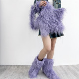Fashion Girl Furry Messenger Bag