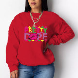 Women's Plus Size Autumn And Winter Casual Loose Long Sleeve  Top