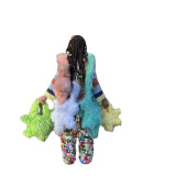 Fashion Girl Furry Messenger Bag