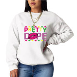 Women's Plus Size Autumn And Winter Casual Loose Long Sleeve  Top