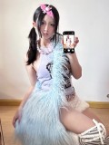 Fashion Girl Furry Messenger Bag