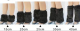 Autumn And Winter Imitation Wool Boot Covers Plush Socks Maxi Fur High Leggings Sleeves For Women