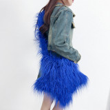 Fashion Girl Furry Messenger Bag