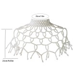 Accessories Fashion Pearl Bra Shoulder Chain Pure Braided Sexy Hollow Chest Ornament Body Chain Accessories