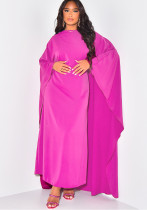 Women Loose Solid Casual Dress