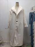 Women Autumn and Winter Warm Long Sleeve Turndown Collar Jacket