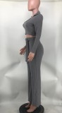 Women Solid V neck Top and Bell Bottom Pant two-piece set