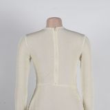 Sexy Slim Side Open Waist Nightclub Bodycon Dress