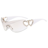Sunglasses Rimless One-Piece Sunglasses For Women