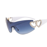 Sunglasses Rimless One-Piece Sunglasses For Women