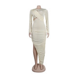 Sexy Slim Side Open Waist Nightclub Bodycon Dress