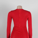 Sexy Slim Side Open Waist Nightclub Bodycon Dress