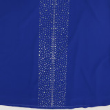 Women Arabian Beaded Chiffon Robe